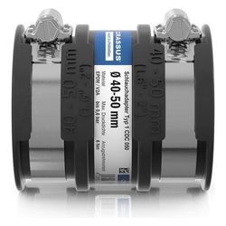 Crassus Schlauchadapter Typ 1 CDC 050, 40-50mm, 0,6 bar, 80mm, EPDM/V2A... CRASSUS-CRA14023 4260182340233 (Abb. 1)