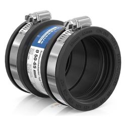 Crassus Schlauchadapter Typ 1 CDC 065, 50-65mm, 0,6 bar, EPDM/V2A, 90mm... CRASSUS-CRA14024 4260182340240 (Abb. 1)