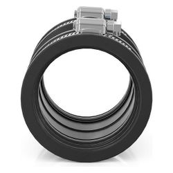 Crassus Schlauchadapter Typ 1 CDC 065, 50-65mm, 0,6 bar, EPDM/V2A, 90mm... CRASSUS-CRA14024 4260182340240 (Abb. 1)