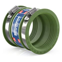 Crassus Schlauchadapter Typ 1 CDC 076, 65-76mm, 0,6 bar, FKM/V2A, CRA14025FKM... CRASSUS-CRA14025FKM 4260431851374 (Abb. 1)