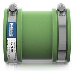 Crassus Schlauchadapter Typ 1 CDC 076, 65-76mm, 0,6 bar, FKM/V2A, CRA14025FKM... CRASSUS-CRA14025FKM 4260431851374 (Abb. 1)