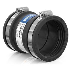 Crassus Schlauchadapter Typ 1 CDC 076, 65-76mm, 0,6 bar, EPDM/V2A, CRA14025... CRASSUS-CRA14025 4260182340257 (Abb. 1)