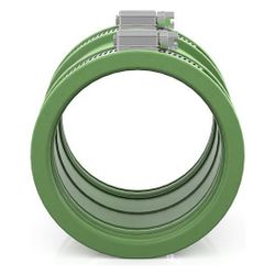 Crassus Schlauchadapter Typ 1 CDC 085, 75-85mm, 0,6 bar, Gummi/V2A, CRA14026FKM... CRASSUS-CRA14026FKM 4260431851978 (Abb. 1)