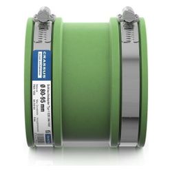 Crassus Schlauchadapter Typ 1 CDC 095 80-95mm, 0,6 bar, FKM/V2A... CRASSUS-CRA14027FKM 4260431851381 (Abb. 1)