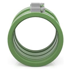 Crassus Schlauchadapter Typ 1 CDC 095 80-95mm, 0,6 bar, FKM/V2A... CRASSUS-CRA14027FKM 4260431851381 (Abb. 1)