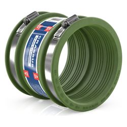Crassus Schlauchadapter Typ 1 CDC 115 100-115mm, 0,6 bar, 120mm, FKM/V2A... CRASSUS-CRA14028FKM 4260431851398 (Abb. 1)