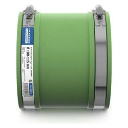 Crassus Schlauchadapter Typ 1 CDC 115 100-115mm, 0,6 bar, 120mm, FKM/V2A... CRASSUS-CRA14028FKM 4260431851398 (Abb. 1)