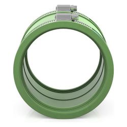 Crassus Schlauchadapter Typ 1 CDC 115 100-115mm, 0,6 bar, 120mm, FKM/V2A... CRASSUS-CRA14028FKM 4260431851398 (Abb. 1)