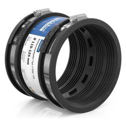 Crassus Schlauchadapter Typ 1 CDC 125, 110-125mm, 0,6 bar, EPDM/V2A, CRA14029... CRASSUS-CRA14029 4260182340295 (Abb. 1)