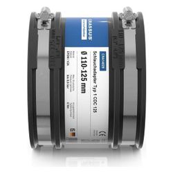 Crassus Schlauchadapter Typ 1 CDC 125, 110-125mm, 0,6 bar, EPDM/V2A, CRA14029... CRASSUS-CRA14029 4260182340295 (Abb. 1)