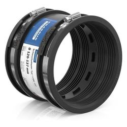 Crassus Schlauchadapter Typ 1 CDC 137, 120-137mm, 0,6 bar, EPDM/V2A, Gummi... CRASSUS-CRA14030 4260182340301 (Abb. 1)