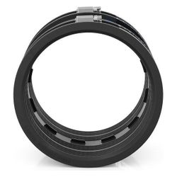 Crassus Schlauchadapter Typ 1 CDC 150, 135-150mm, 0,6 bar, EPDM/V2A, 120mm... CRASSUS-CRA14031 4260182340318 (Abb. 1)