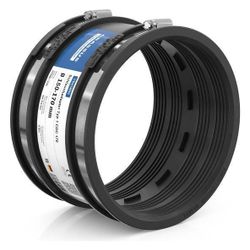 Crassus Schlauchadapter Typ 1 CDC 170, 150-170mm, 0,6 bar, EPDM/V2A, 120mm... CRASSUS-CRA14032 4260182340325 (Abb. 1)