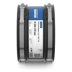 Crassus Schlauchadapter Typ 1 CDC 170, 150-170mm, 0,6 bar, EPDM/V2A, 120mm... CRASSUS-CRA14032 4260182340325 (Abb. 1)