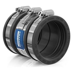 Crassus Schlauchadapter 2B CSC 065, 50-65mm, 2,5 bar, EPDM/V2A, Gummi, CRA14033... CRASSUS-CRA14033 4260182340332 (Abb. 1)