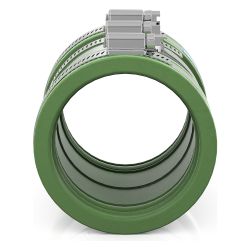 Crassus Schlauchadapter 2B CSC 076 65-76mm, 2,5 bar, FKM/V2A, CRA14034FKM... CRASSUS-CRA14034FKM 4260431852180 (Abb. 1)
