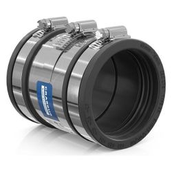 Crassus Schlauchadapter 2B CSC 076, 65-76mm, 2,5 bar, EPDM/V2A, 110mm, Gummi... CRASSUS-CRA14034 4260182340349 (Abb. 1)