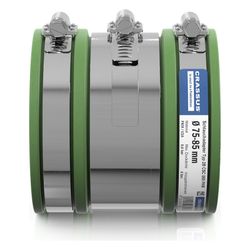 Crassus Schlauchadapter Typ 2B CSC 085 FKM, 70-85mm, 2,5 bar, Gummi, CRA14035FKM... CRASSUS-CRA14035FKM 4260431852289 (Abb. 1)