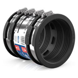 Crassus Schlauchadapter Typ 2B CSC 095, 80-95mm, 2,5 bar, 120mm, EPDM/V2A... CRASSUS-CRA14036 4260182340363 (Abb. 1)