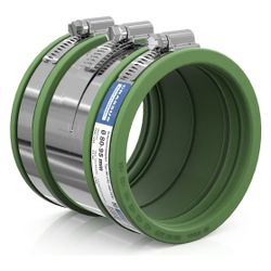 Crassus Schlauchadapter Typ 2B CSC 095, 80-95mm, 2,5 bar, FKM/V2A, CRA14036FKM... CRASSUS-CRA14036FKM 4260431852241 (Abb. 1)