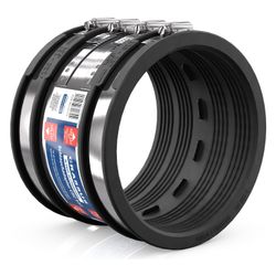 Crassus Schlauchadapter Typ 2B CSC 137, 120-137mm, 2,5 bar, EPDM/V2A, Gummi... CRASSUS-CRA14039 4260182340394 (Abb. 1)
