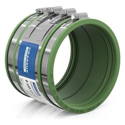 Crassus Schlauchadapter Typ 2B CSC 137, 120-137mm, 2,5 bar, FKM/V2A, CRA14039FKM... CRASSUS-CRA14039FKM 4260431851626 (Abb. 1)