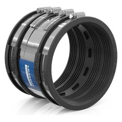 Crassus Schlauchadapter Typ 2B CSC 137, 120-137mm, 2,5 bar, EPDM/V2A, Gummi... CRASSUS-CRA14039 4260182340394 (Abb. 1)