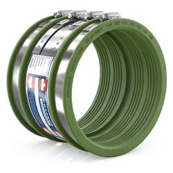 Crassus Schlauchadapter Typ 2B CSC 165 140-165mm, 2,5 bar, FKM/V2A, Gummi... CRASSUS-CRA14041FKM 4260431851633 (Abb. 1)