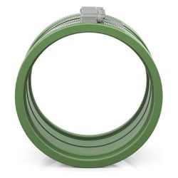 Crassus Schlauchadapter Typ 2B CSC 165 140-165mm, 2,5 bar, FKM/V2A, Gummi... CRASSUS-CRA14041FKM 4260431851633 (Abb. 1)