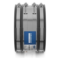 Crassus Schlauchadapter Typ 2B CSC 170, 150-170mm, 2,5 bar, EPDM/V2A, CRA14042... CRASSUS-CRA14042 4260182340424 (Abb. 1)