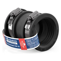 Crassus Schlauchadapter Typ 1 CDC 035, 30-35mm, 0,6 bar, EPDM/V2A, CRA14043... CRASSUS-CRA14043 4260182342619 (Abb. 1)