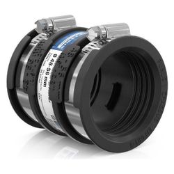 Crassus Schlauchadapter Typ 1 CDC 056, 48-56mm, 0,6 bar, EPDM/V2A, 80mm... CRASSUS-CRA14045 4260182342350 (Abb. 1)