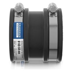 Crassus Schlauchadapter Typ 1 CDC 068, 60-68mm, 0,6 bar, EPDM/V2A, CRA14046... CRASSUS-CRA14046 4260182342633 (Abb. 1)