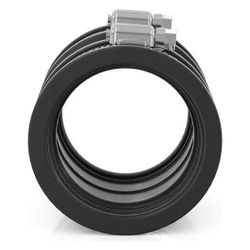 Crassus Schlauchadapter Typ 1 CDC 068, 60-68mm, 0,6 bar, EPDM/V2A, CRA14046... CRASSUS-CRA14046 4260182342633 (Abb. 1)