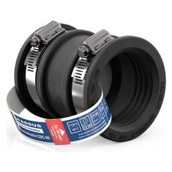 Crassus Schlauchadapter Typ 1 CDC 040, 32-40mm, 0,6 bar, EPDM/V2A, CRA14047... CRASSUS-CRA14047 4260431851282 (Abb. 1)