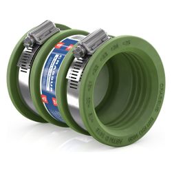 Crassus Schlauchadapter Typ 1 CDC 040, 32-40mm, 0,6 bar, 68mm, FKM/V2A... CRASSUS-CRA14047FKM 4260431851350 (Abb. 1)