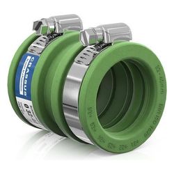 Crassus Schlauchadapter Typ 1 CDC 040, 32-40mm, 0,6 bar, 68mm, FKM/V2A... CRASSUS-CRA14047FKM 4260431851350 (Abb. 1)