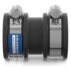 Crassus Schlauchadapter Typ 1 CDC 032, 24-32mm, 0,6 bar, 68mm, EPDM/V2A... CRASSUS-CRA14048 4260431851756 (Abb. 1)