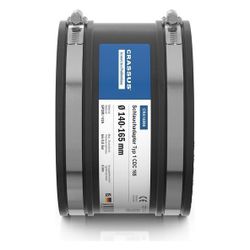Crassus Schlauchadapter Typ 1 CDC 165, 140-165mm, 0,6 bar, EPDM/V2A, CRA14056... CRASSUS-CRA14056 4260431851947 (Abb. 1)