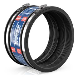 Crassus Schlauchadapter Typ 1 CDC 098, 85-100mm, 0,6 bar, EPDM/V2A, CRA14057... CRASSUS-CRA14057 4260431852050 (Abb. 1)