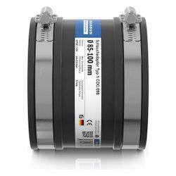 Crassus Schlauchadapter Typ 1 CDC 098, 85-100mm, 0,6 bar, EPDM/V2A, CRA14057... CRASSUS-CRA14057 4260431852050 (Abb. 1)
