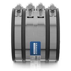 Crassus Schlauchadapter Typ 2B CSC 098, 85-100mm, 2,5 bar, EPDM/V2A, CRA14058... CRASSUS-CRA14058 4260431852067 (Abb. 1)