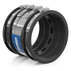Crassus Schlauchadapter Typ 2B CSC 125, 110-125mm, 2,5 bar, EPDM/V2A, CRA14109... CRASSUS-CRA14109 4260182341032 (Abb. 1)