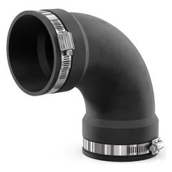 Crassus Flexibler Bogen CFB 090, 90 Grad, 78-90mm, G 3", bis 0,6 bar, 160mm, EPDM/V2A... CRASSUS-CRA15068 4260182340684 (Abb. 1)