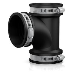 Crassus Flexibler Abzweig CFA 050, 40-50mm, G 1 1/2", bis 0,6 bar, 135mm, EPDM/V2A... CRASSUS-CRA15070 4260182345092 (Abb. 1)