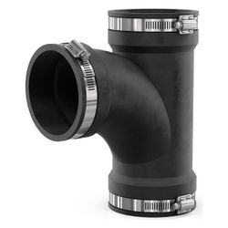 Crassus Flexibler Abzweig CFA 090, 78-90mm, G 3", bis 0,6 bar, 205mm, EPDM/V2A... CRASSUS-CRA15072 4260182345115 (Abb. 1)