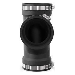 Crassus Flexibler Abzweig CFA 090, 78-90mm, G 3", bis 0,6 bar, 205mm, EPDM/V2A... CRASSUS-CRA15072 4260182345115 (Abb. 1)