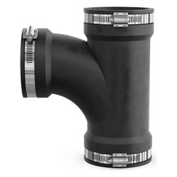 Crassus Flexibler Abzweig CFA 118, 106-118mm, G 4", bis 0,6 bar, 260mm, EPDM/V2A... CRASSUS-CRA15073 4260182345122 (Abb. 1)