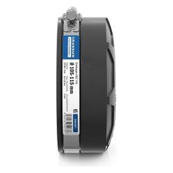Crassus Endkappe CEC 115, 105-115mm, bis 0,6 bar, 54mm, EPDM/V2A, Schwarz... CRASSUS-CRA15077 4260182340776 (Abb. 1)