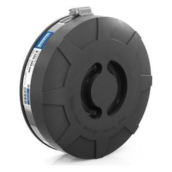 Crassus Endkappe CEC 165, 155-165mm, bis 0,6 bar, 54mm, EPDM/V2A, Schwarz... CRASSUS-CRA15079 4260182340790 (Abb. 1)